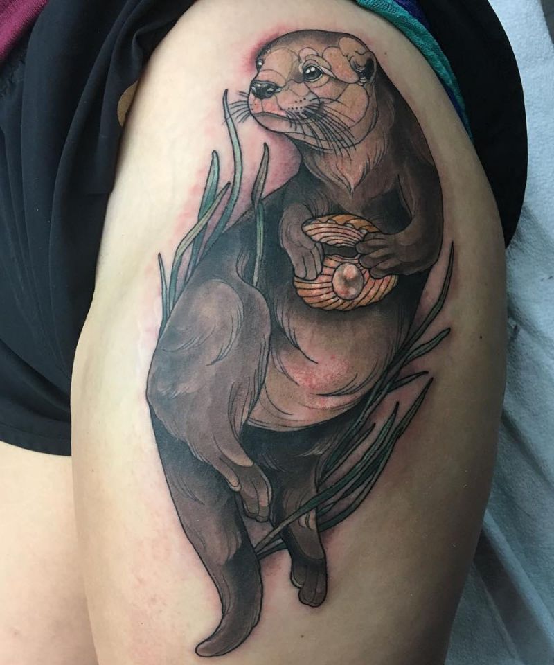 30 Cute Sea Otter Tattoos You Must Love