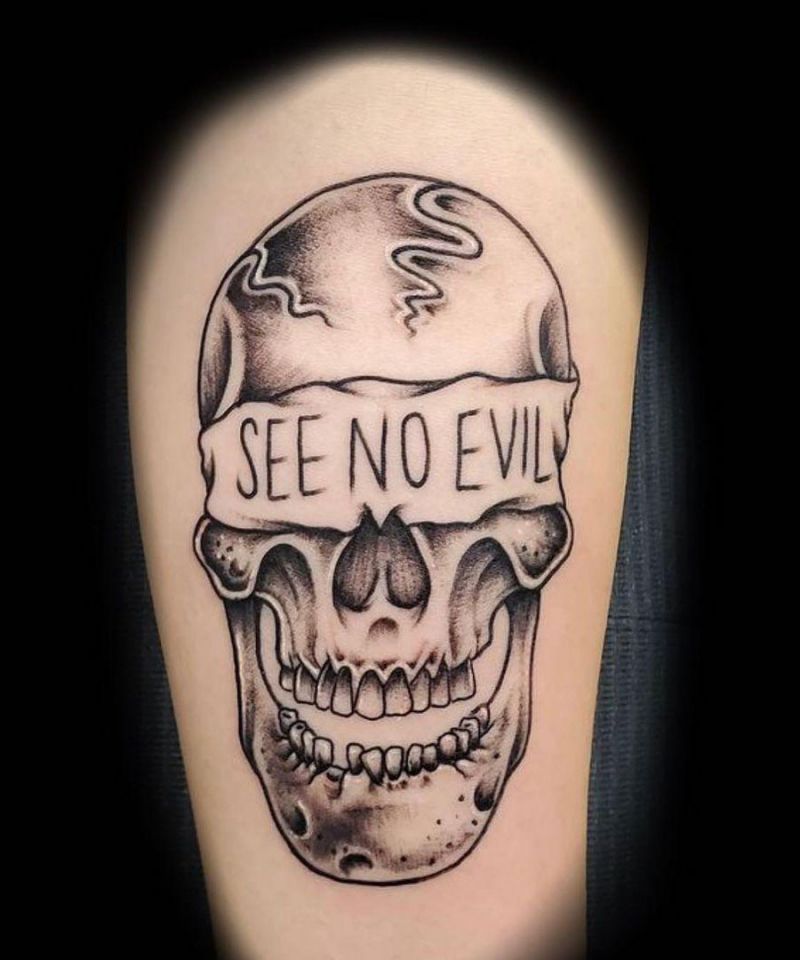 30 Unique See No Evil Tattoos You Must Love