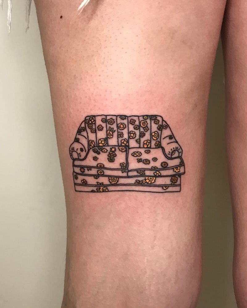 30 Unique Sofa Tattoos to Inspire You