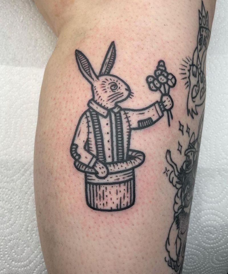 30 Unique Top Hat Tattoos You Must Try