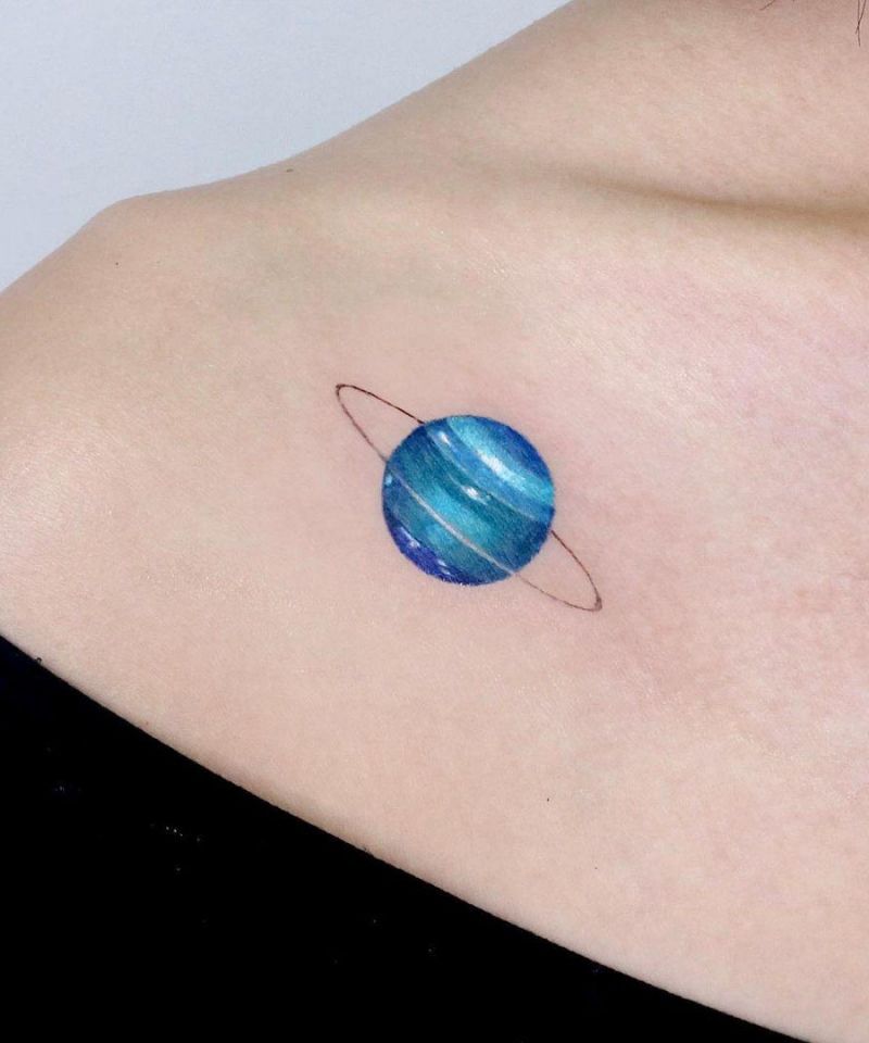 30 Pretty Uranus Tattoos You Will Love