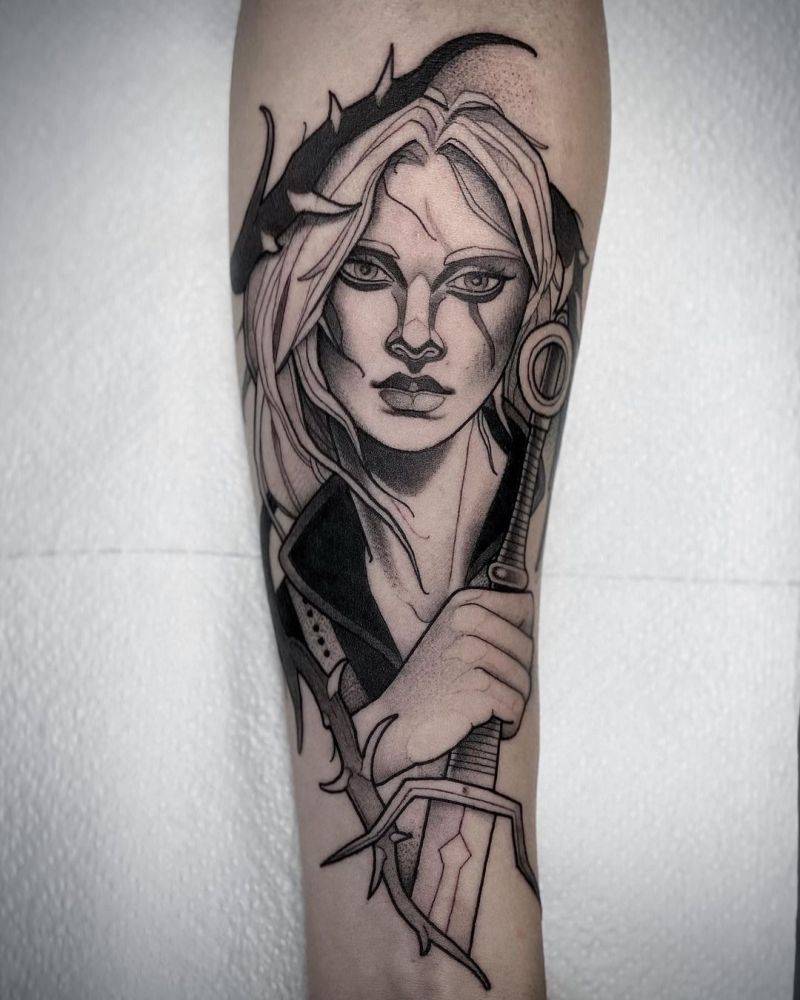 30 Unique Witcher Tattoos You Must Love