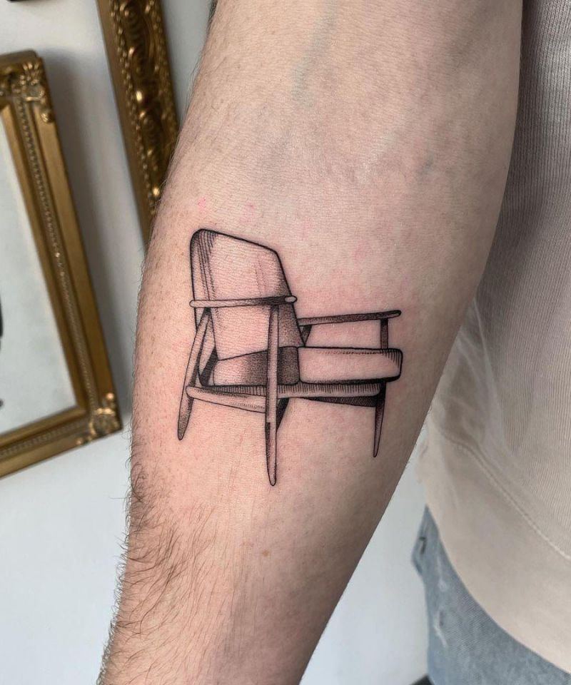 30 Unique Chair Tattoos You Must Love