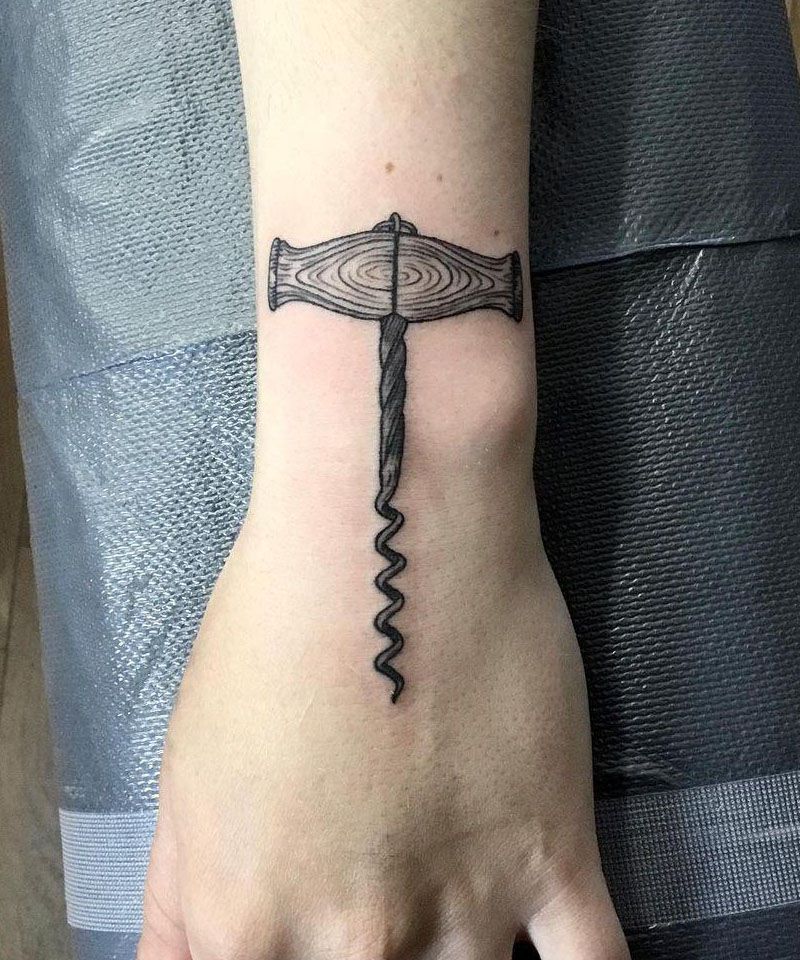 30 Unique Corkscrew Tattoos You Must Try