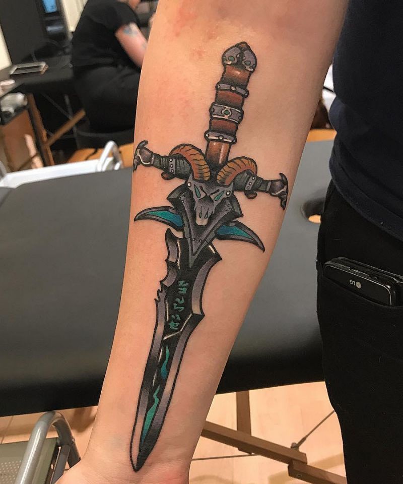 30 Pretty Frostmourne Tattoos to Inspire You