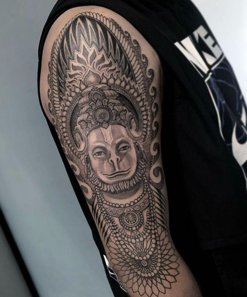 30 Unique Hanuman Tattoos You Must Love