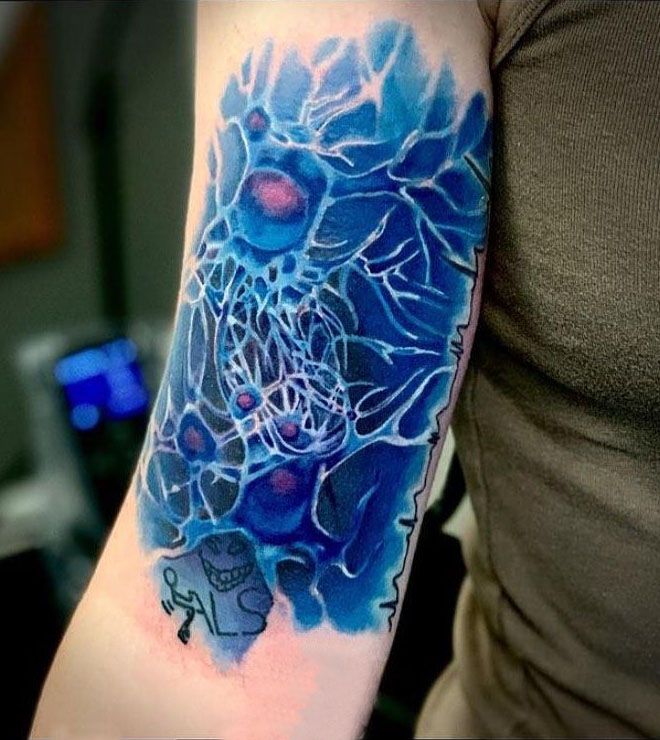 30 Unique Neuron Tattoos You Can Copy