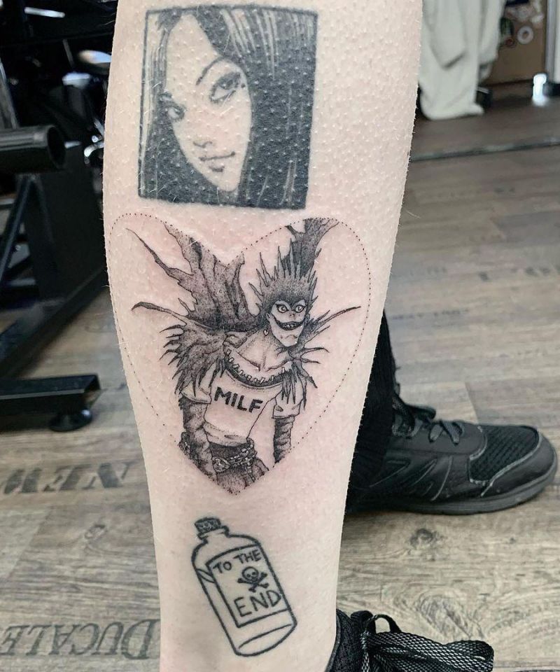 30 Unique Ryuk Tattoos to Inspire You