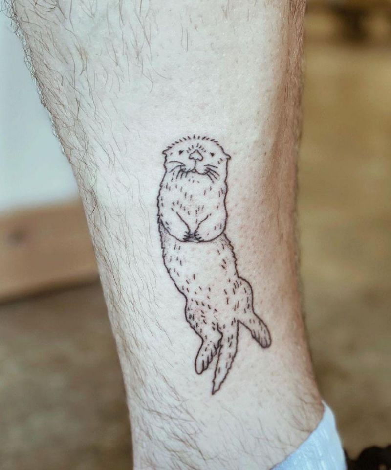 30 Cute Sea Otter Tattoos You Must Love