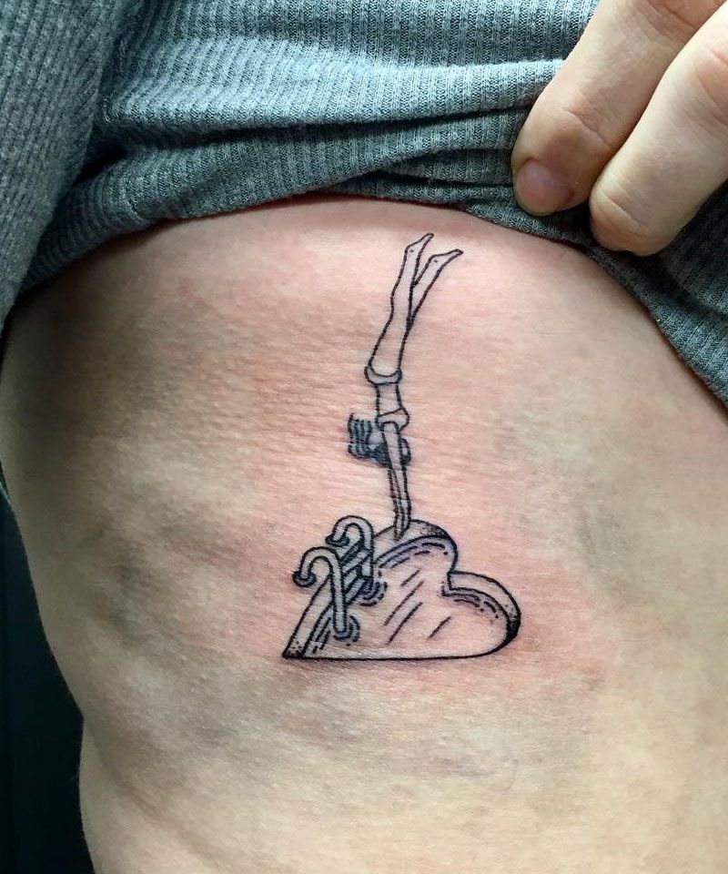30 Pretty Swimming Pool Tattoos You Can Copy