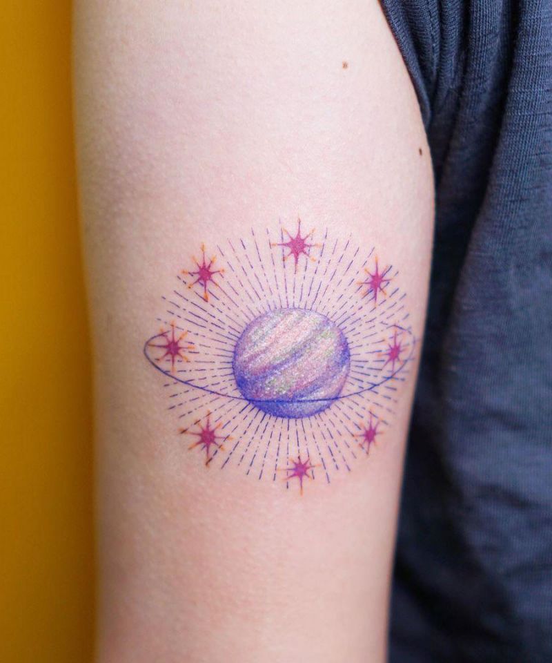 30 Pretty Uranus Tattoos You Will Love