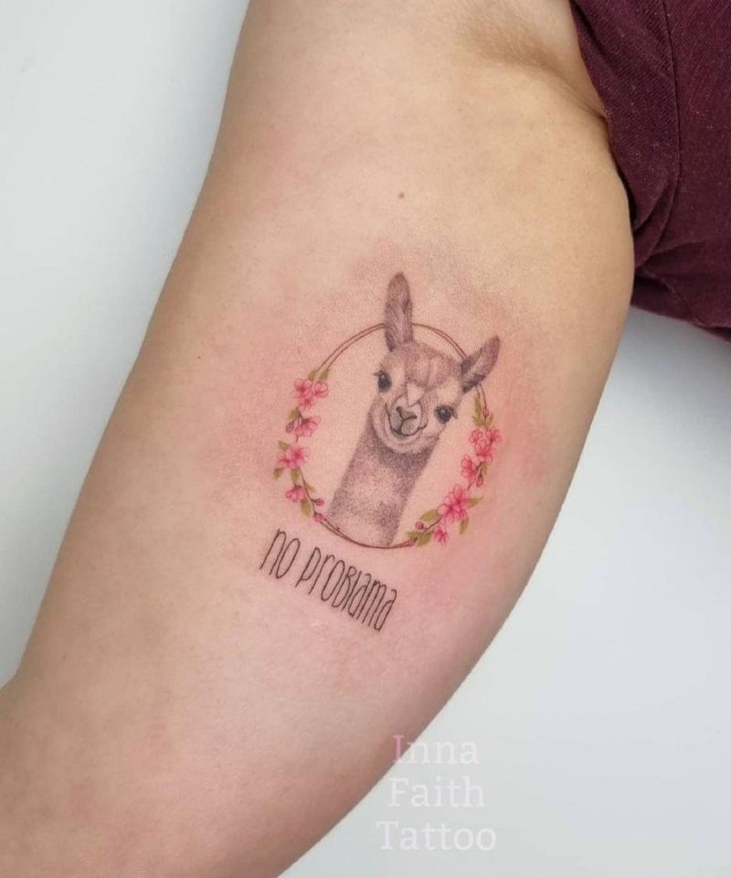 30 Cute Alpaca Tattoos You Must Try