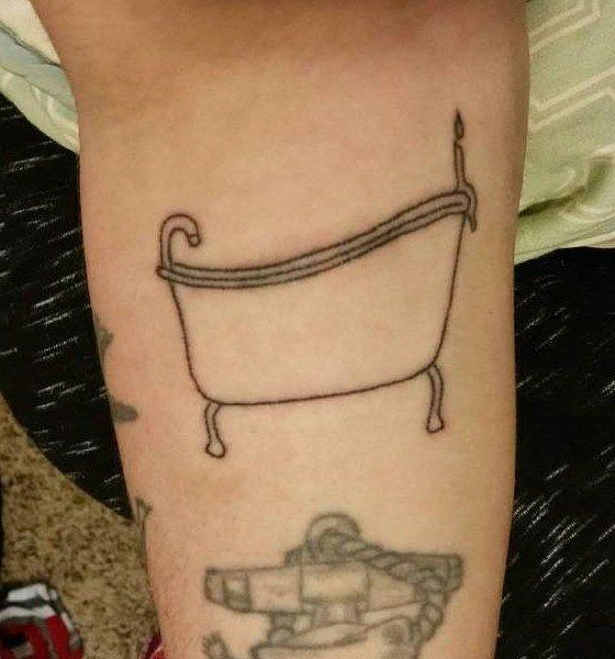 30 Unique Bathtub Tattoos You Must Love