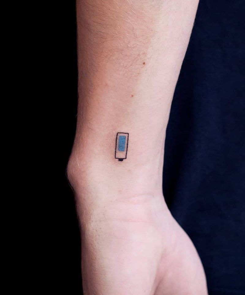 30 Unique Battery Tattoos You Must Love