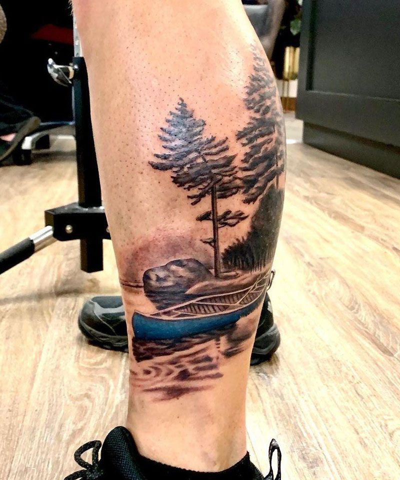 30 Unique Canoe Tattoos You Will Love