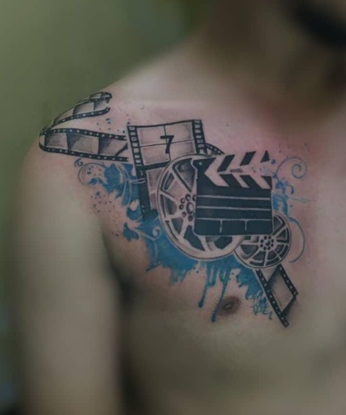 30 Unique Clapperboard Tattoos to Inspire You