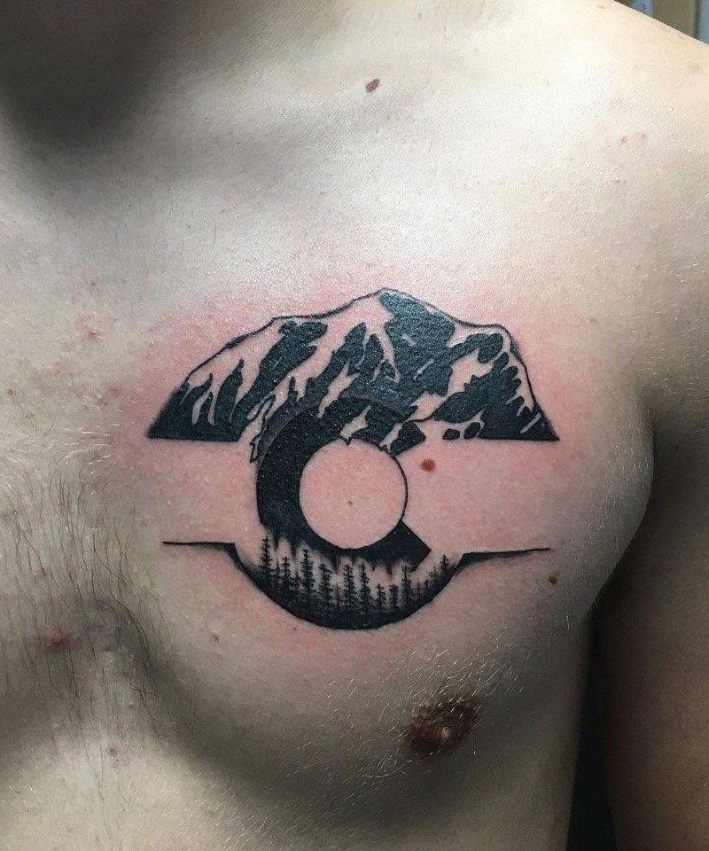 30 Pretty Colorado Flag Tattoos You Will Love