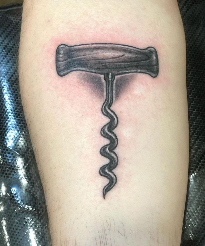 30 Unique Corkscrew Tattoos You Must Try