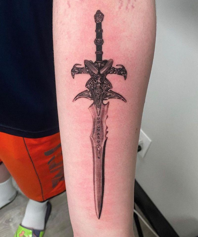 30 Pretty Frostmourne Tattoos to Inspire You