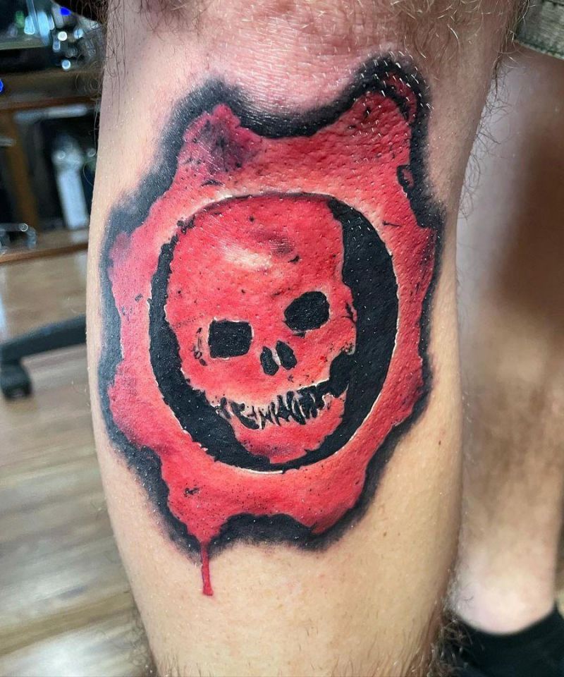30 Unique Gears Of War Tattoos You Can Copy