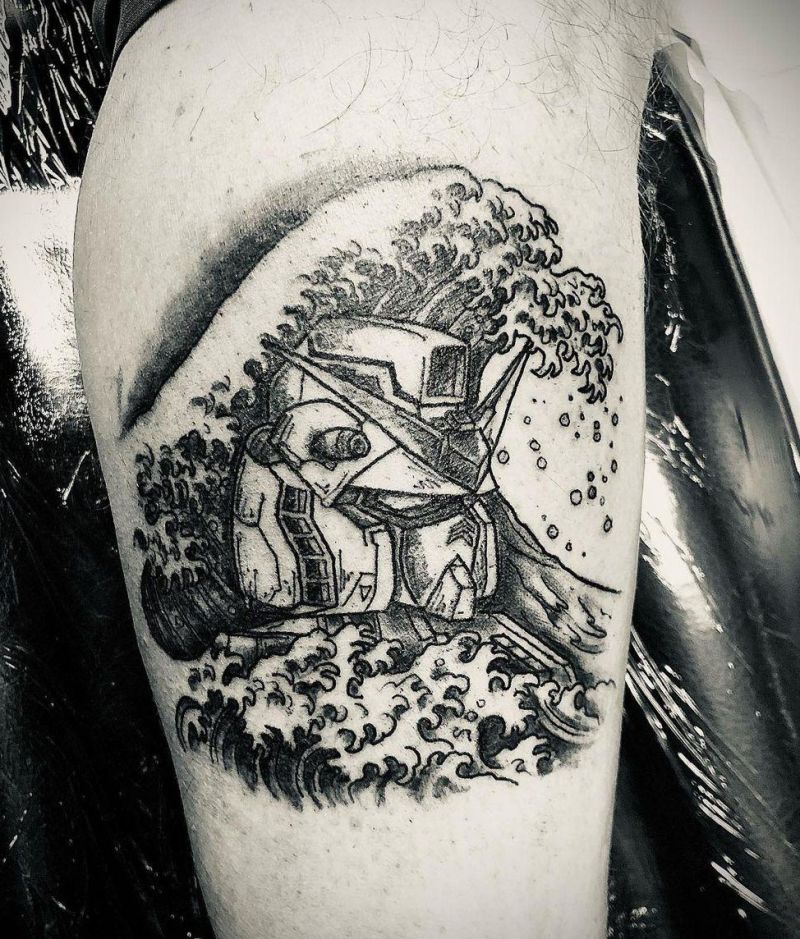 30 Exciting Gundam Tattoos for Your Inspiration