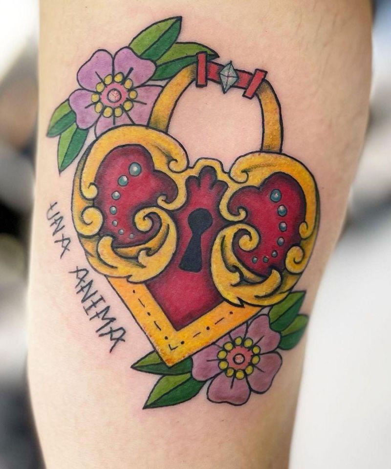 30 Pretty Locket Tattoos You Must Love