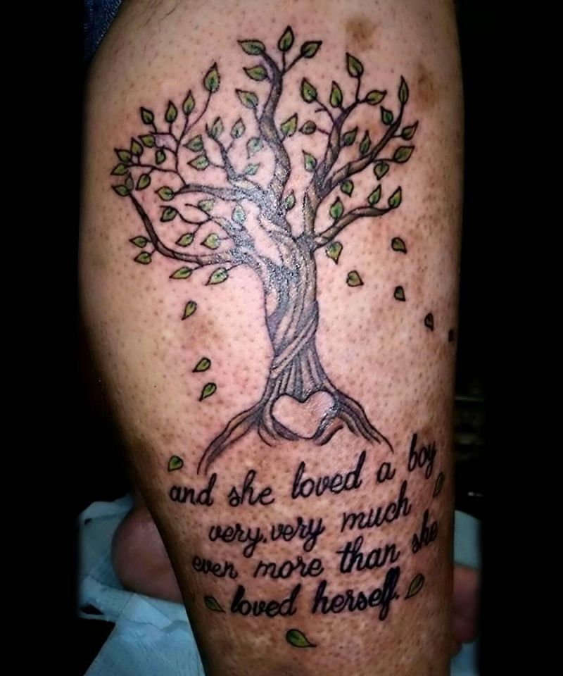 30 Unique The Giving Tree Tattoos to Inspire You