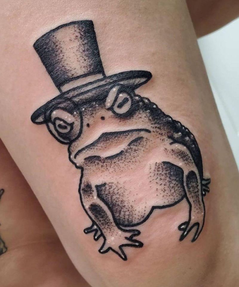 30 Unique Top Hat Tattoos You Must Try