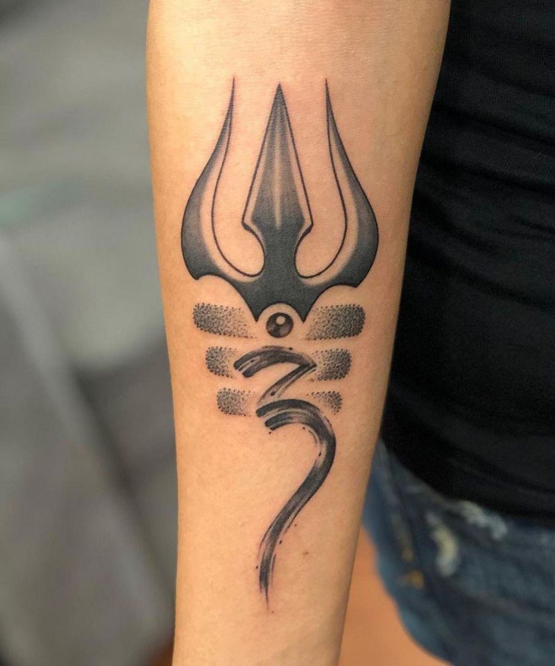 30 Unique Trishul Tattoos For Your Inspiration