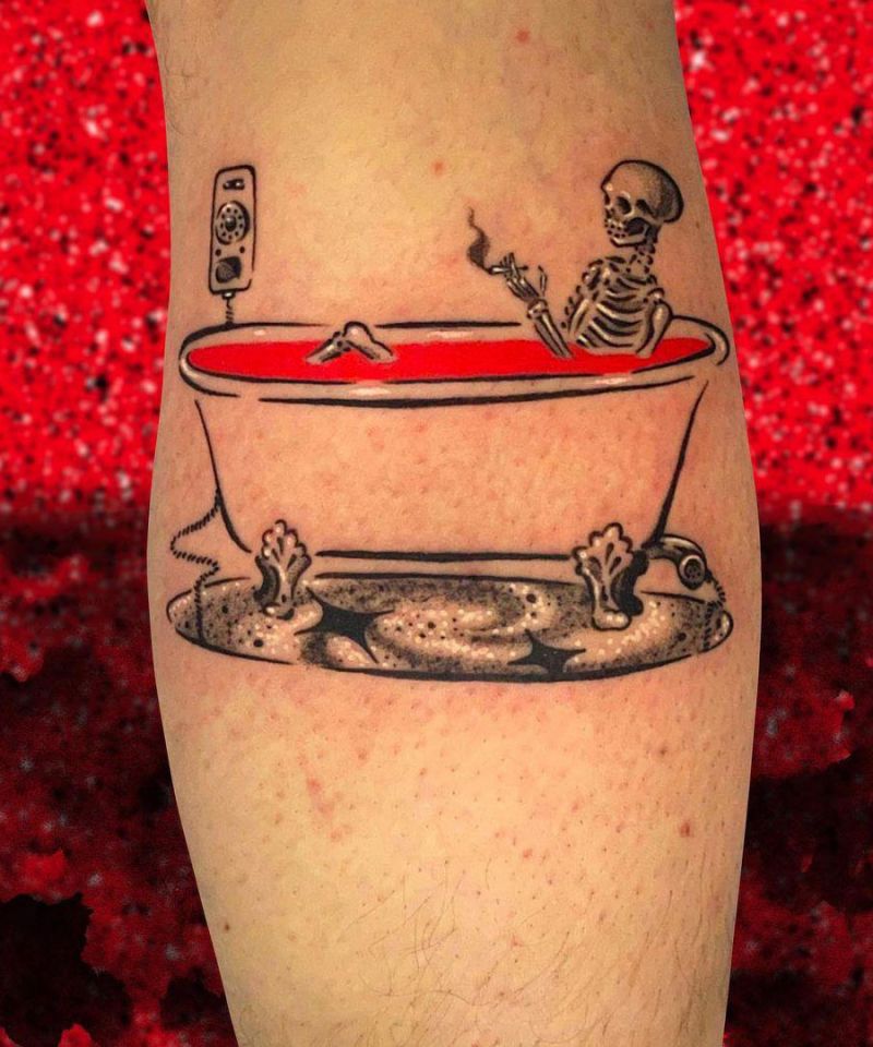 30 Unique Bathtub Tattoos You Must Love