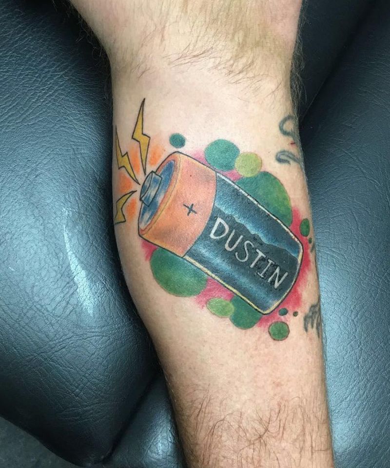 30 Unique Battery Tattoos You Must Love