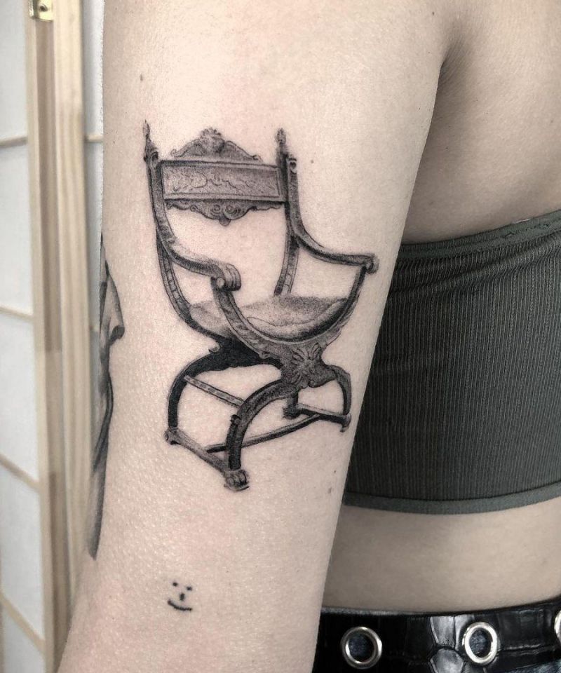 30 Unique Chair Tattoos You Must Love