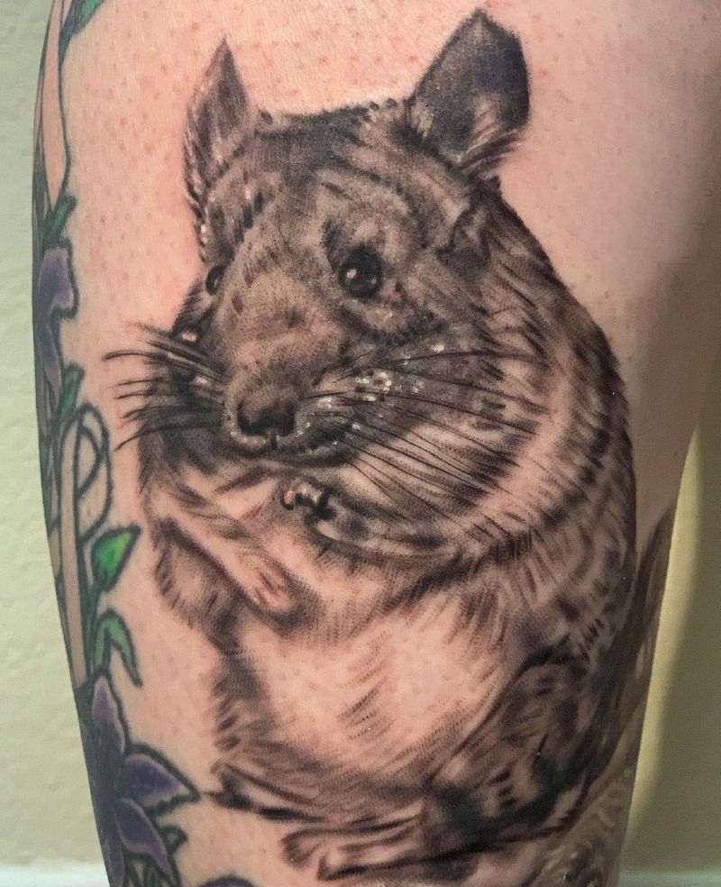 30 Cute Chinchilla Tattoos You Must Try
