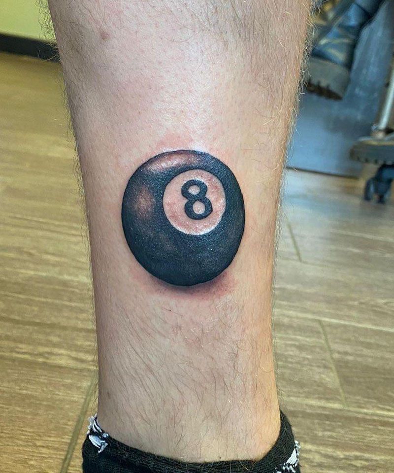 30 Pretty Eight Ball Tattoos You Must Try