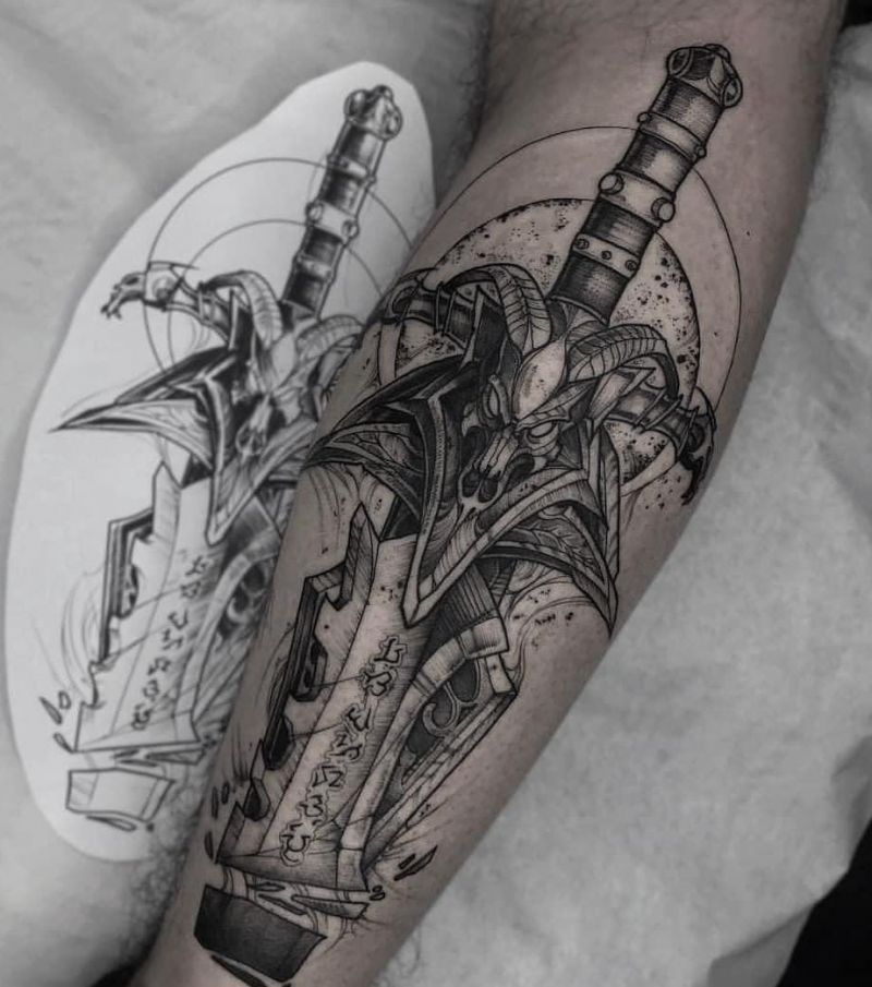 30 Pretty Frostmourne Tattoos to Inspire You