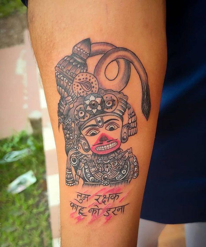 30 Unique Hanuman Tattoos You Must Love