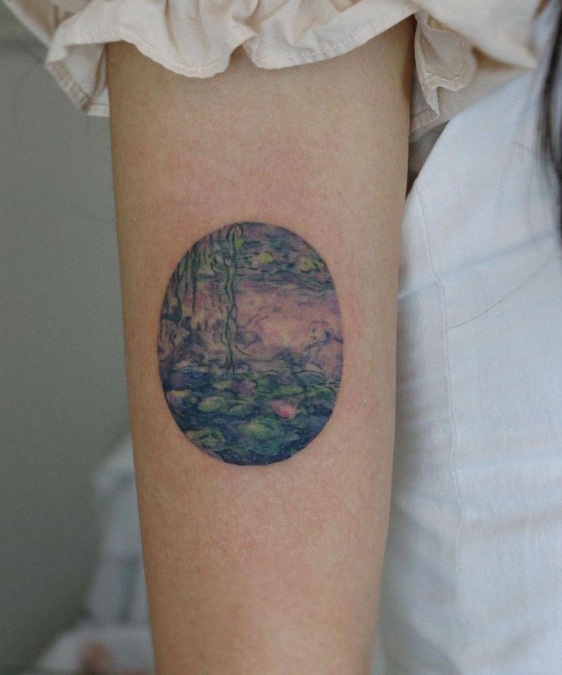 30 Pretty Monet Tattoos For Your Inspiration