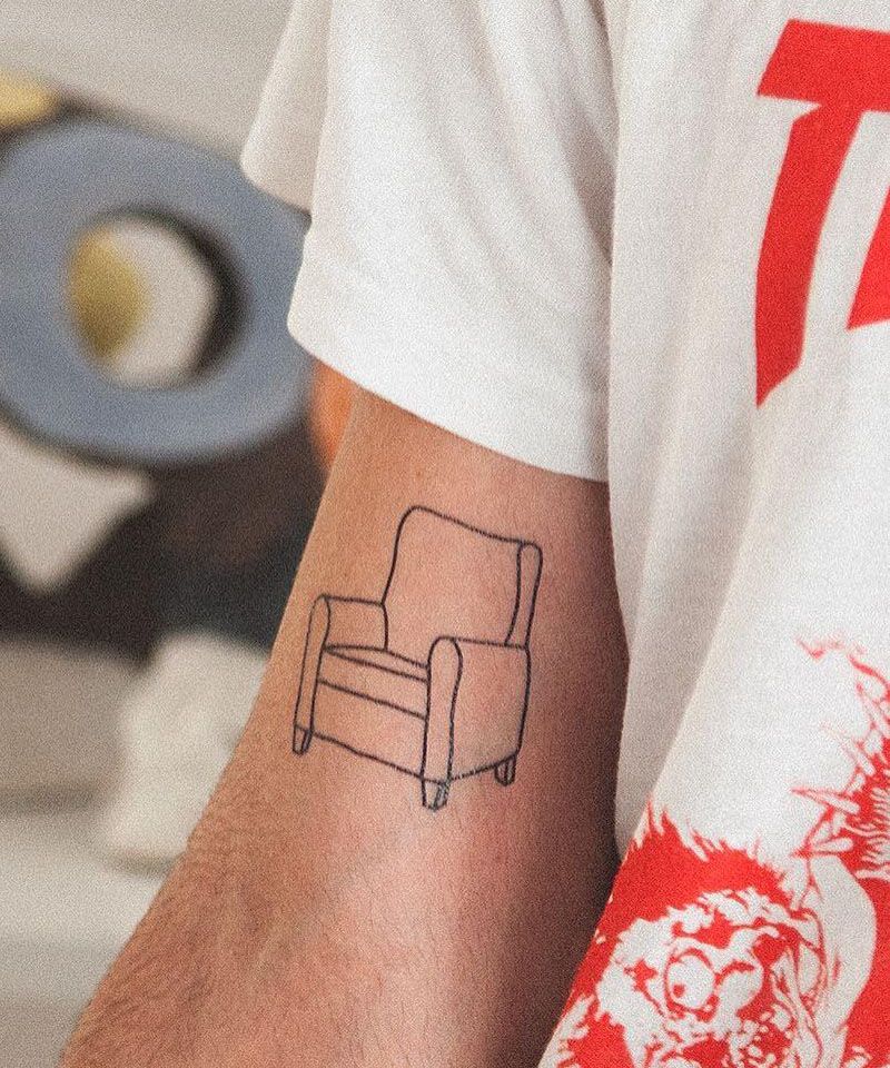 30 Unique Sofa Tattoos to Inspire You