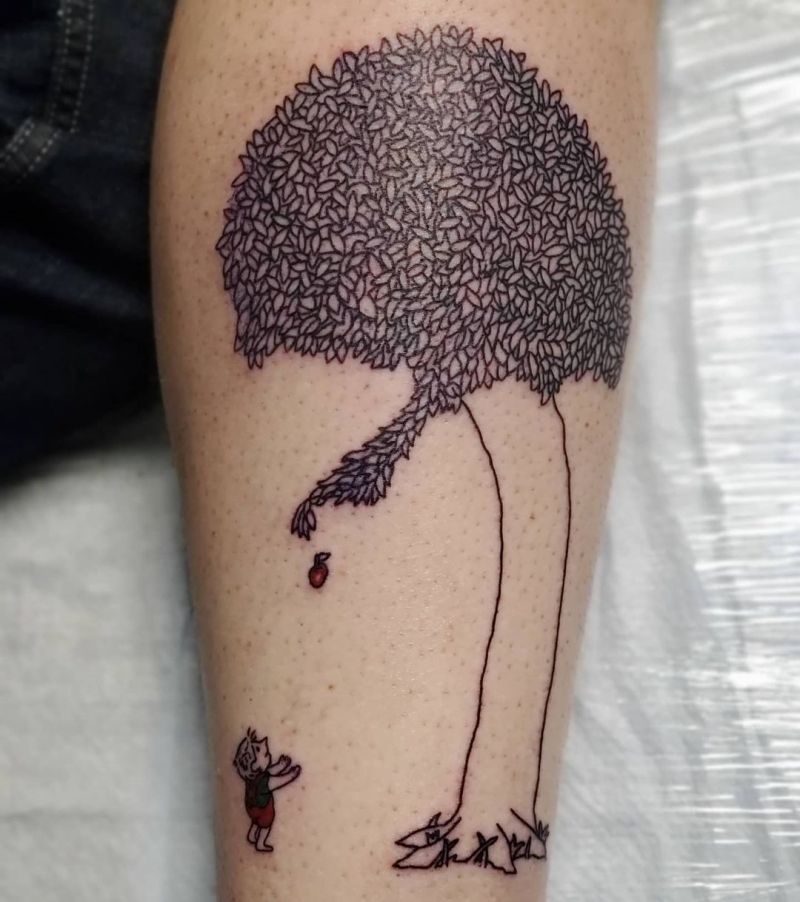 30 Unique The Giving Tree Tattoos to Inspire You