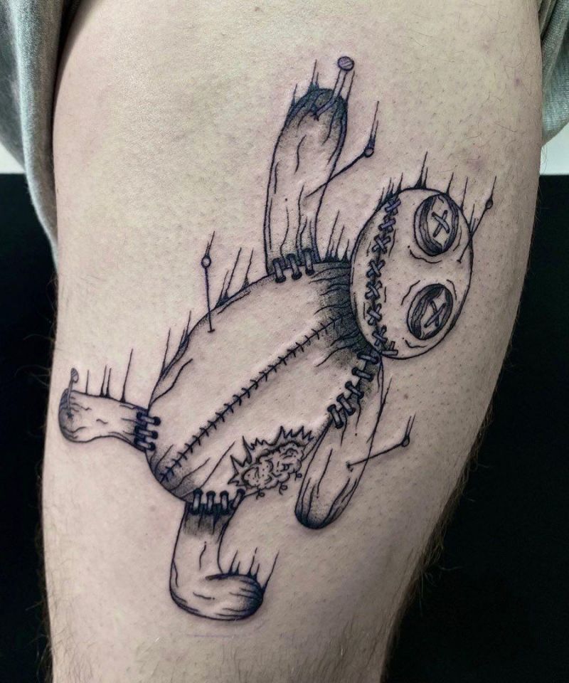 30 Unique Voodoo Doll Tattoos For Your Inspiration