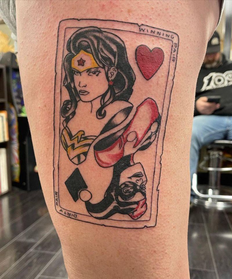 30 Pretty Wonder Woman Tattoos For Your Inspiration