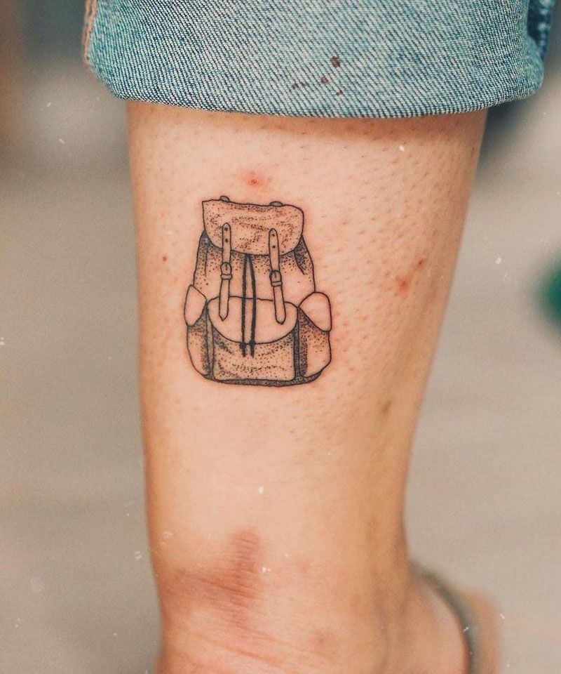 30 Unique Backpack Tattoos You Will Love