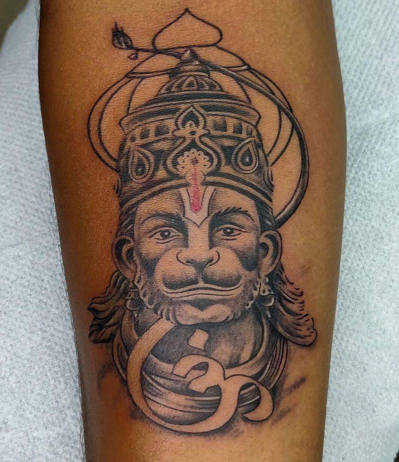30 Unique Hanuman Tattoos You Must Love