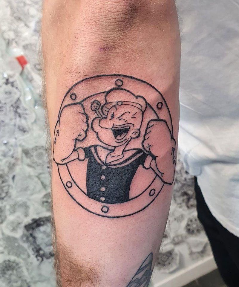 30 Unique Popeye Tattoos to Inspire You