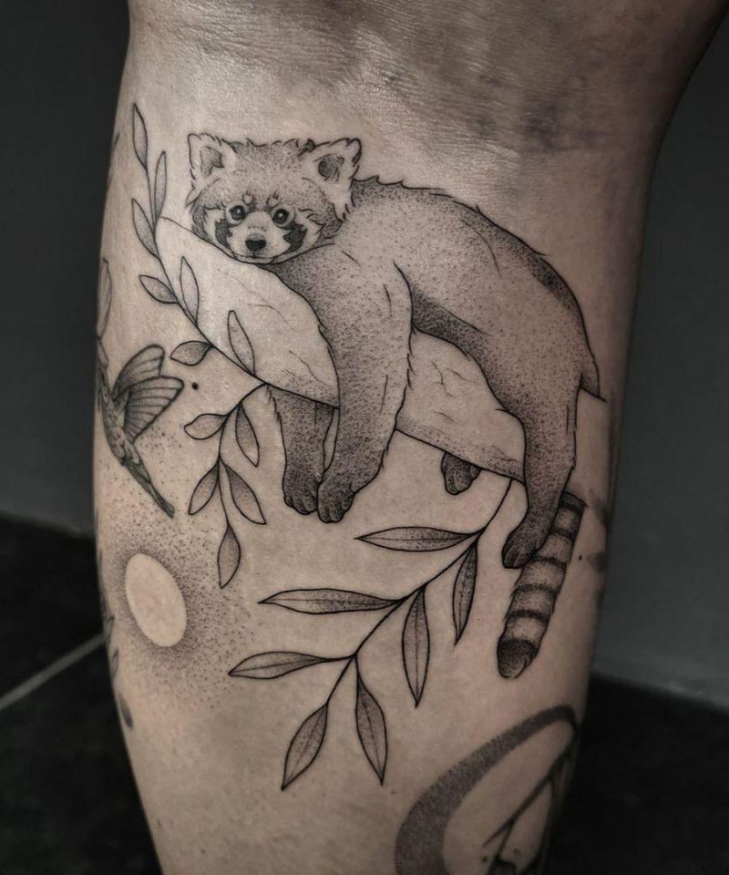 30 Cute Red Panda Tattoos You Must Love