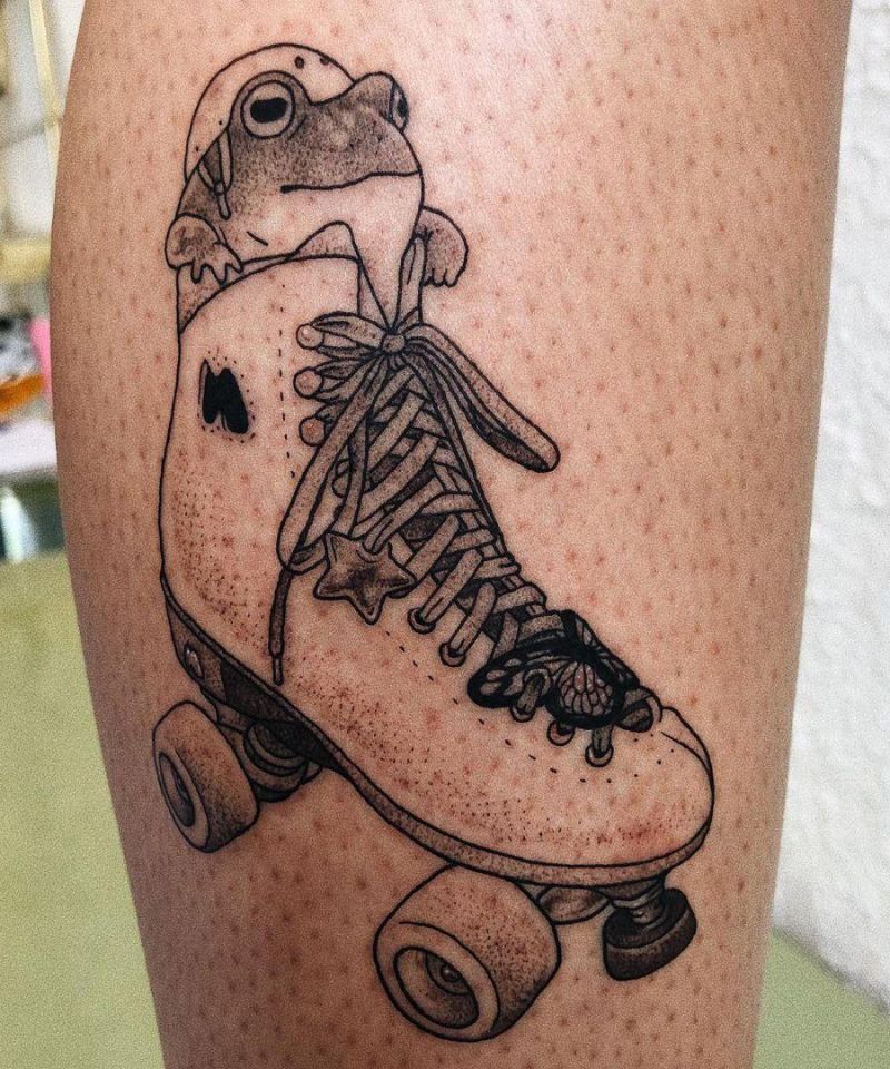 30 Unique Roller Skate Tattoos You Can Copy