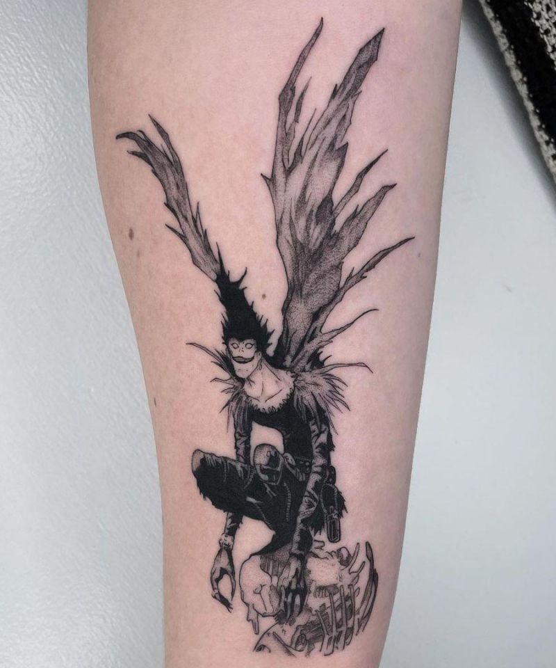 30 Unique Ryuk Tattoos to Inspire You