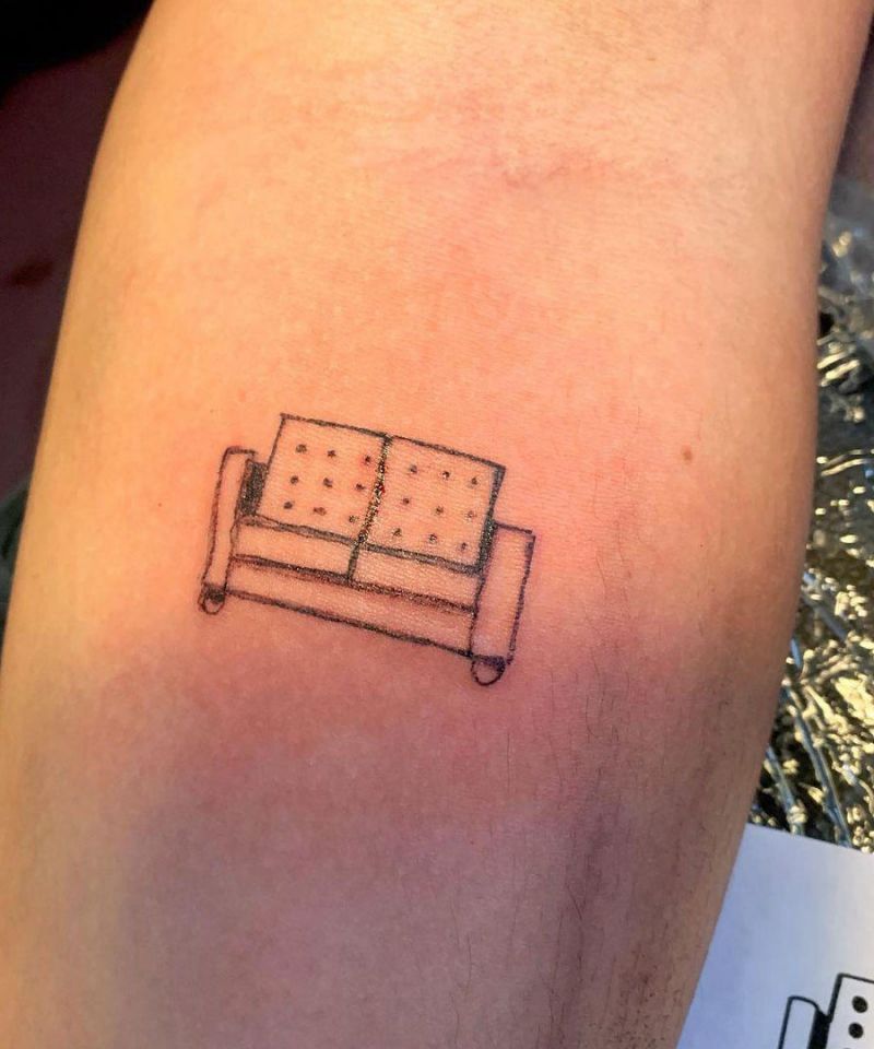 30 Unique Sofa Tattoos to Inspire You