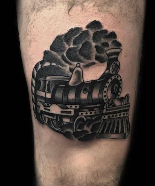 30 Unique Steam Engine Tattoos You Can Copy