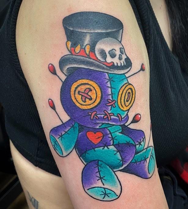 30 Unique Voodoo Doll Tattoos For Your Inspiration